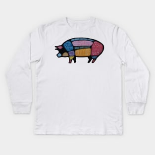 Pork. It's what's for dinner! Kids Long Sleeve T-Shirt